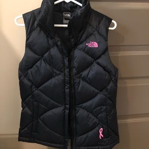 North Face Breast Cancer Down Vest - NWOT!
